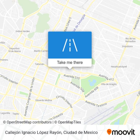 Mapa de Callejón Ignacio López Rayón
