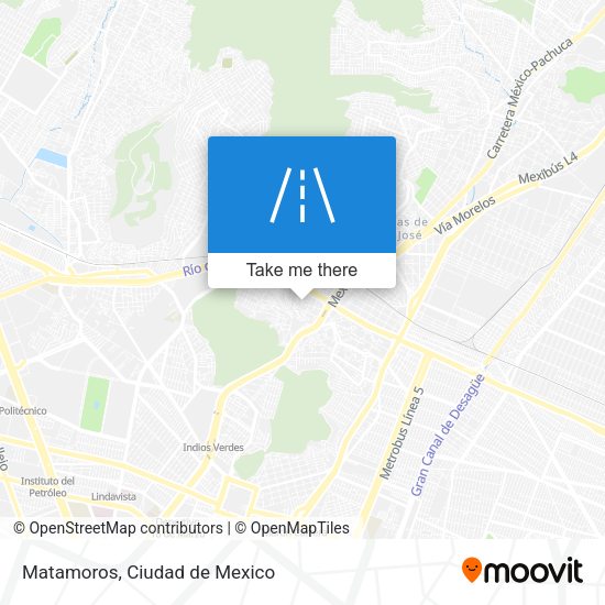 Mapa de Matamoros