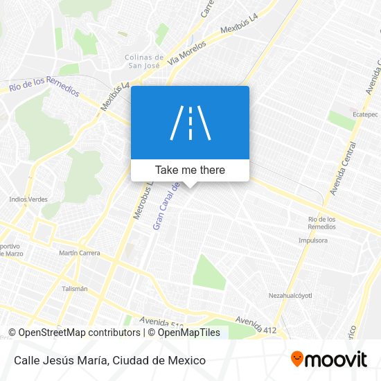 Calle Jesús María map