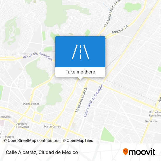 Calle Alcatráz map