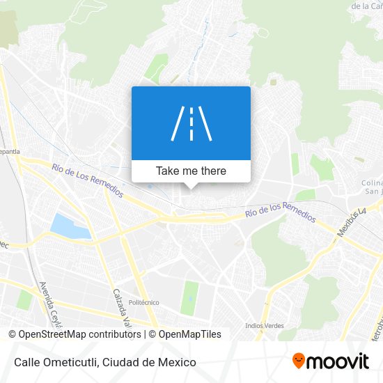 Calle Ometicutli map