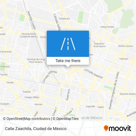 Calle Zaachila map