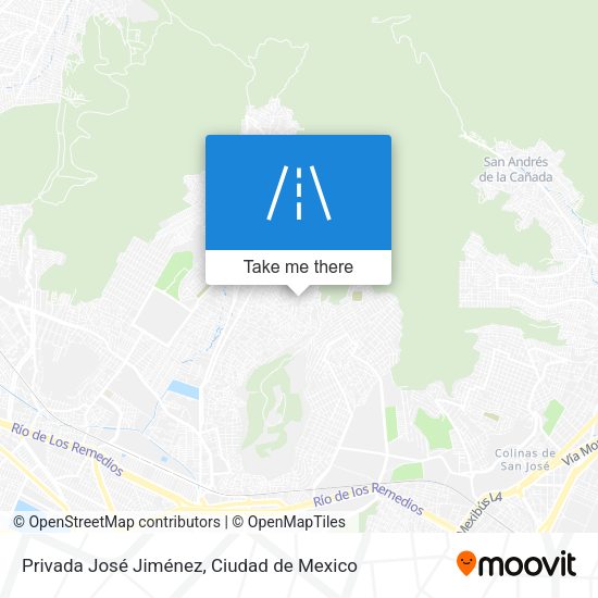 Mapa de Privada José Jiménez
