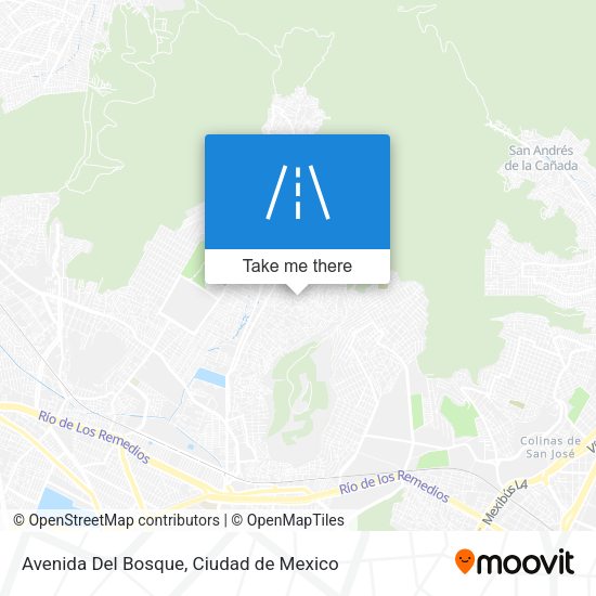 Mapa de Avenida Del Bosque