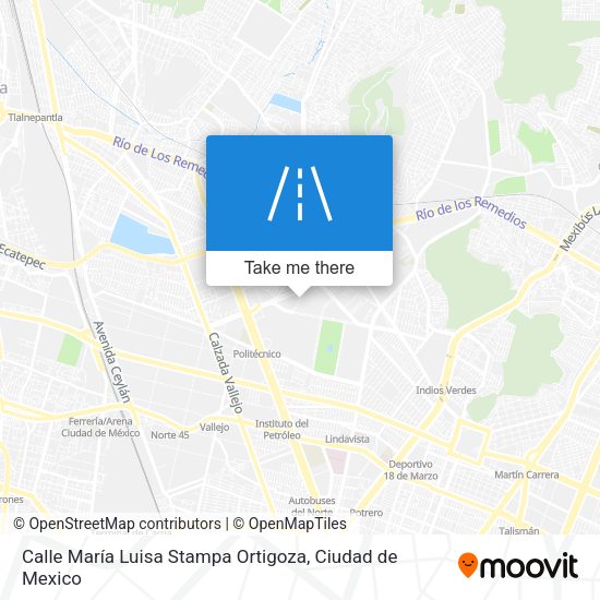 Calle María Luisa Stampa Ortigoza map