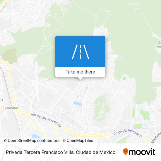 Privada Tercera Francisco Villa map