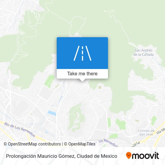 Mapa de Prolongación Mauricio Gómez