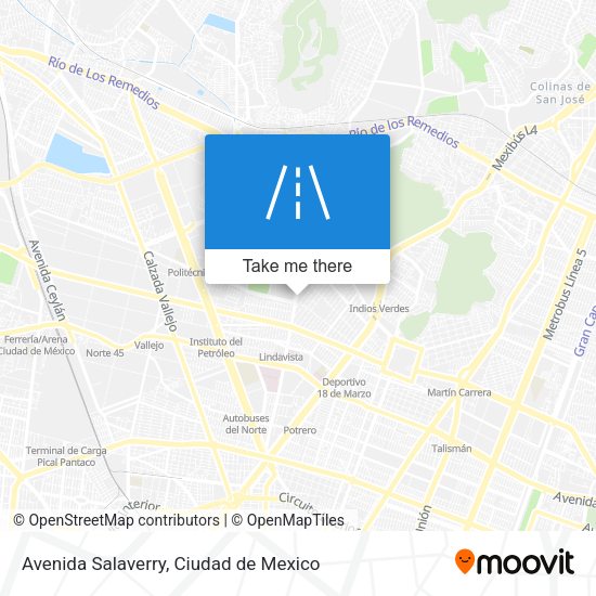 Avenida Salaverry map