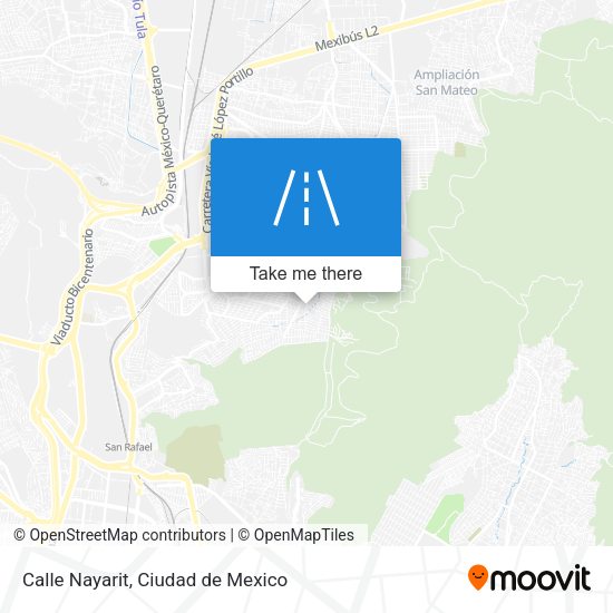 Calle Nayarit map