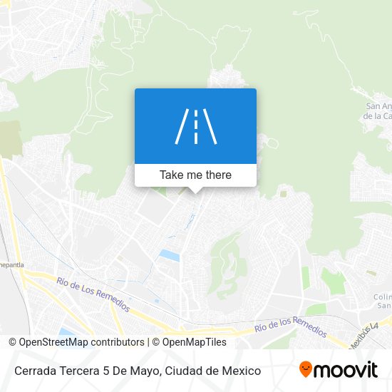 Cerrada Tercera 5 De Mayo map