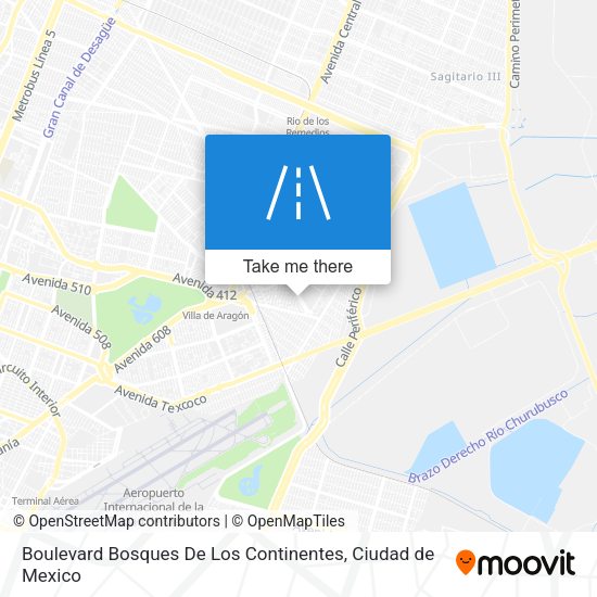 Mapa de Boulevard Bosques De Los Continentes