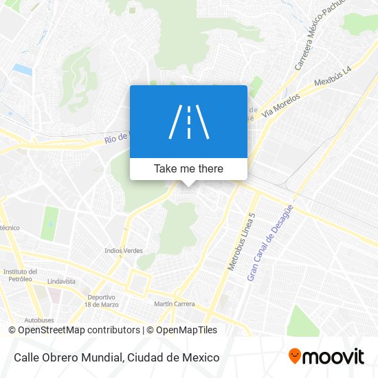 Mapa de Calle Obrero Mundial