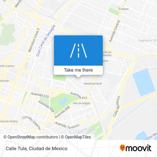 Mapa de Calle Tula