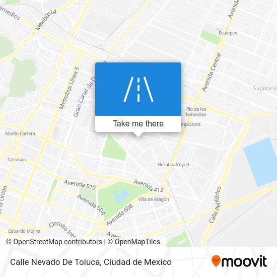 Calle Nevado De Toluca map