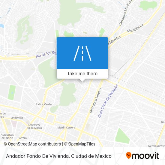 Andador Fondo De Vivienda map
