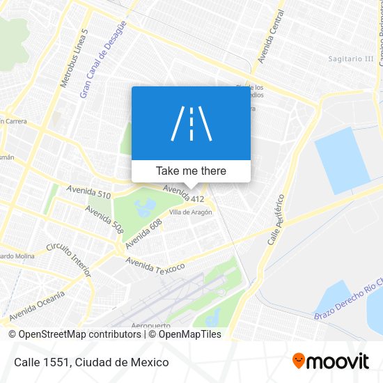 Mapa de Calle 1551
