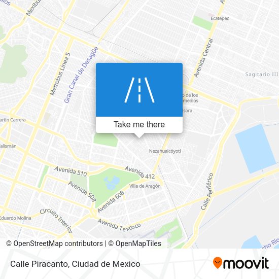 Calle Piracanto map