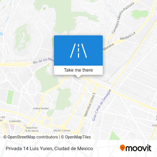 Privada 14 Luis Yuren map