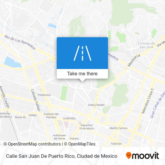 Calle San Juan De Puerto Rico map