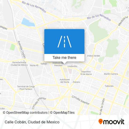Calle Cobán map