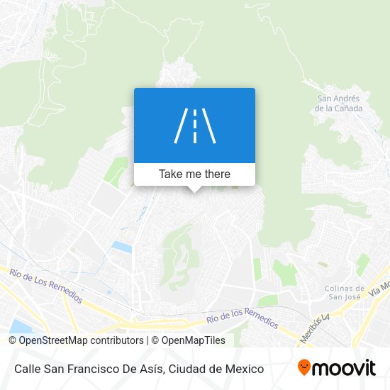 Calle San Francisco De Asís map