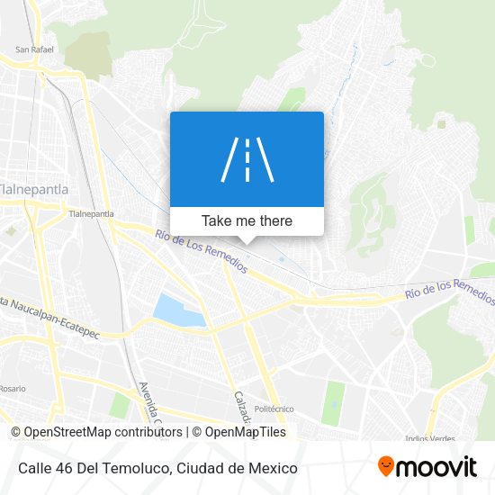 Mapa de Calle 46 Del Temoluco