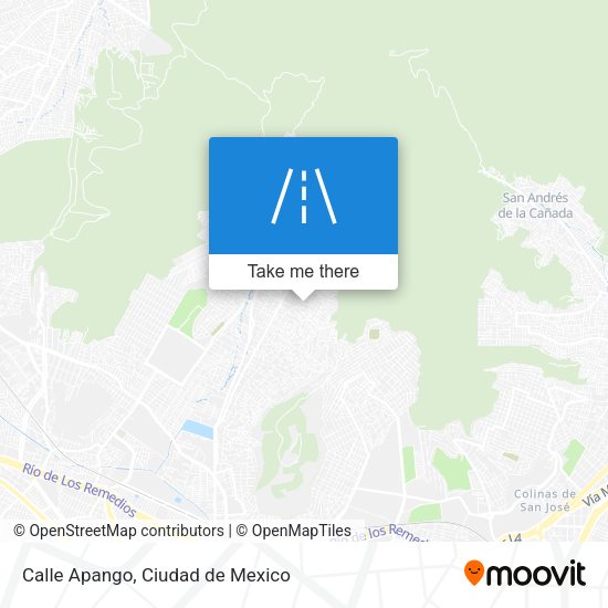 Mapa de Calle Apango