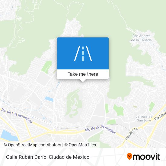 Calle Rubén Darío map