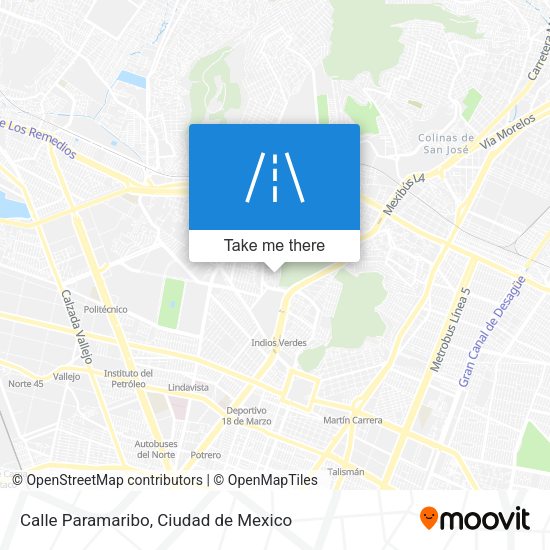 Calle Paramaribo map