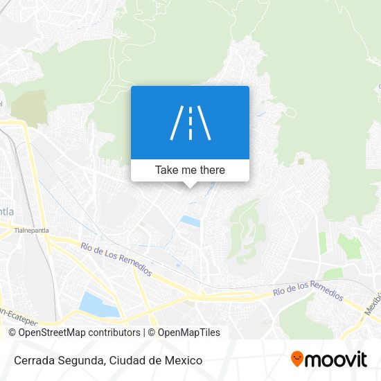 Cerrada Segunda map