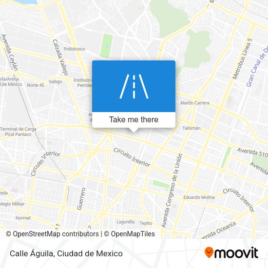 Calle Águila map