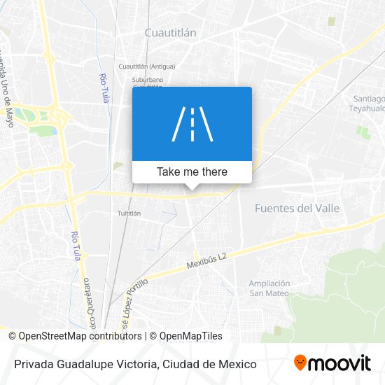 Privada Guadalupe Victoria map