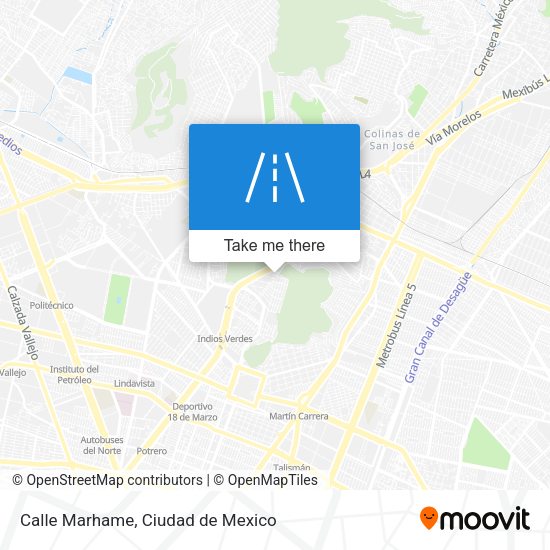 Calle Marhame map