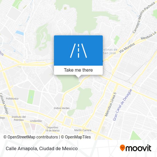 Calle Amapola map