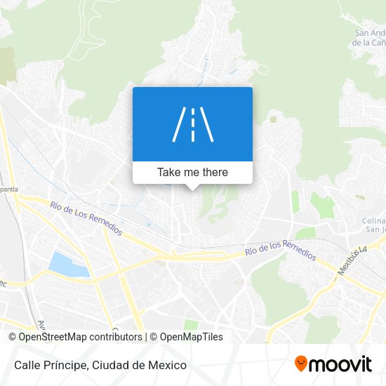 Mapa de Calle Príncipe