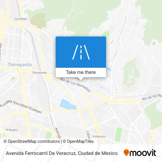 Mapa de Avenida Ferrocarril De Veracruz
