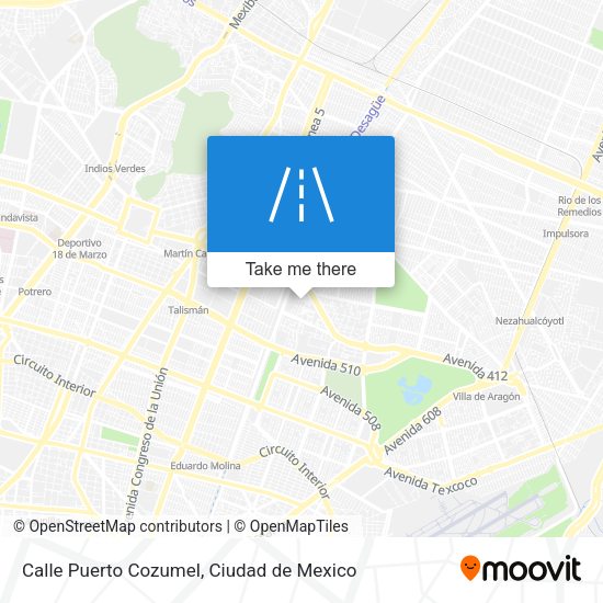 Calle Puerto Cozumel map