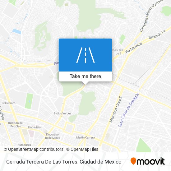 Cerrada Tercera De Las Torres map