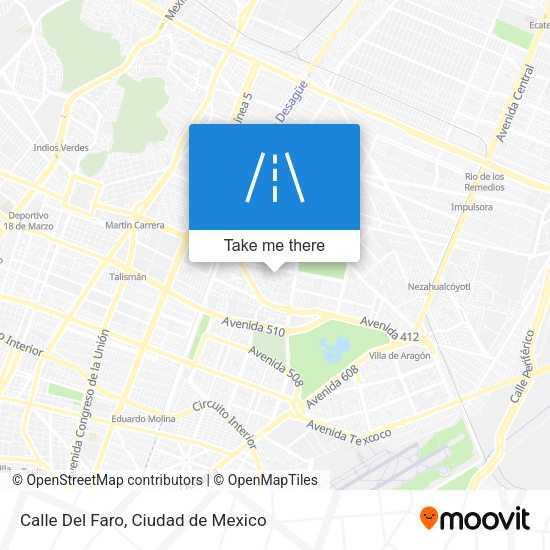 Mapa de Calle Del Faro