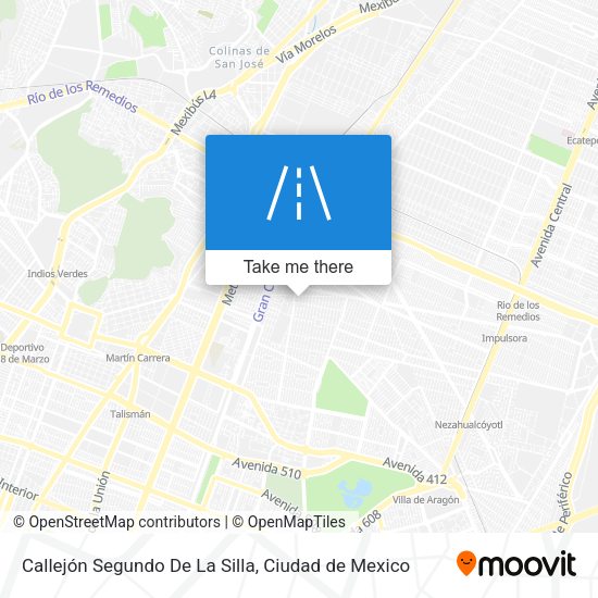 Mapa de Callejón Segundo De La Silla