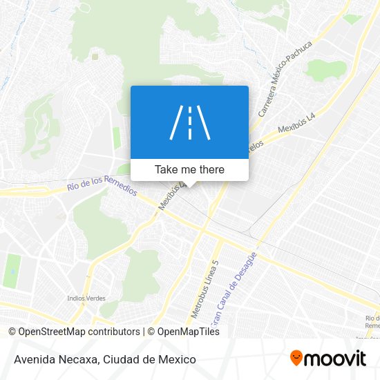 Mapa de Avenida Necaxa