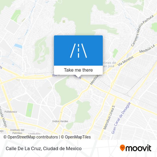 Calle De La Cruz map