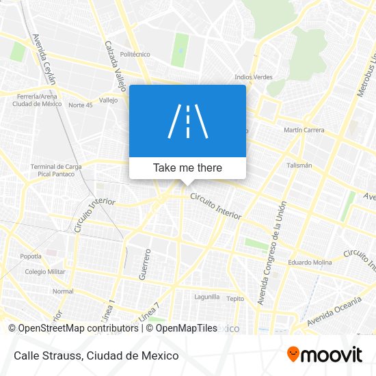 Mapa de Calle Strauss