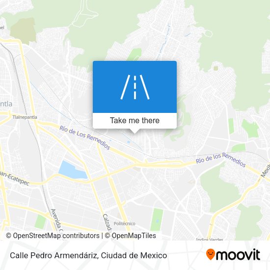 Calle Pedro Armendáriz map