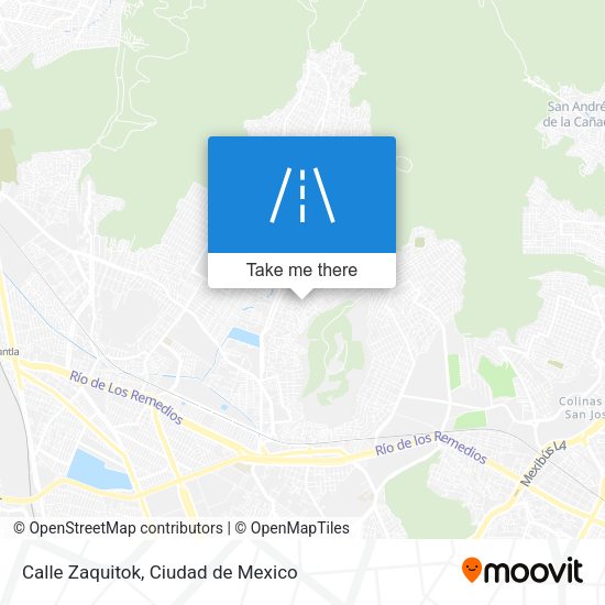 Calle Zaquitok map