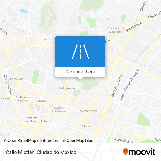 Mapa de Calle Mictlán