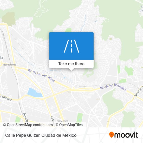 Calle Pepe Guízar map