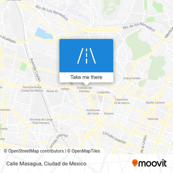 Mapa de Calle Masagua