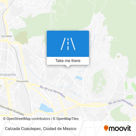 Calzada Cuautepec map