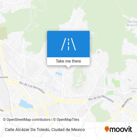 Mapa de Calle Alcázar De Toledo